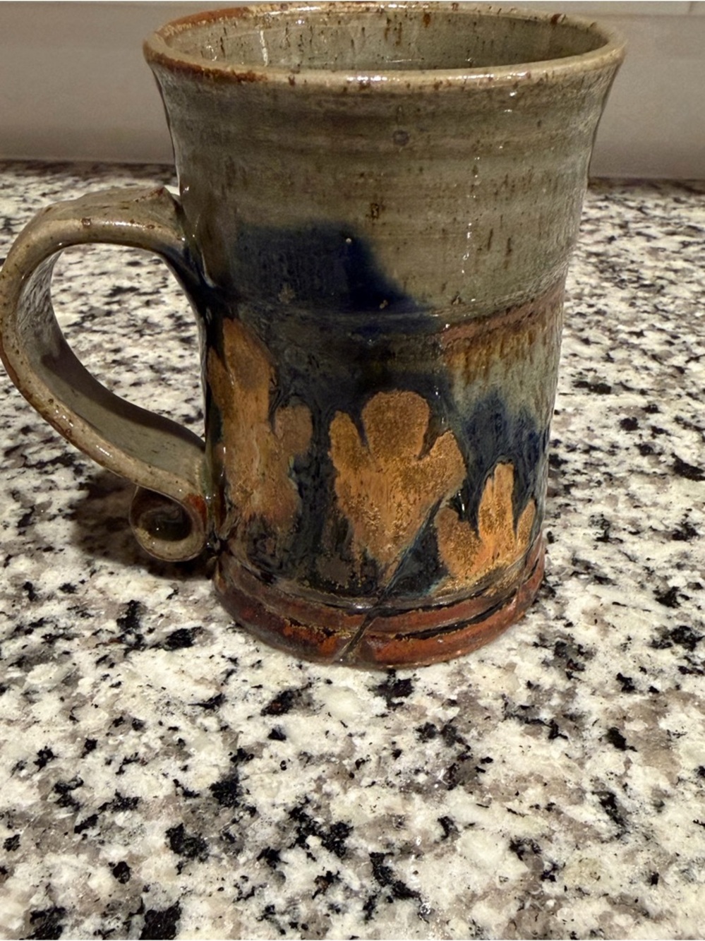 Humphrey Studio Pottery Coffee Mug /Cup Earthtone Colors